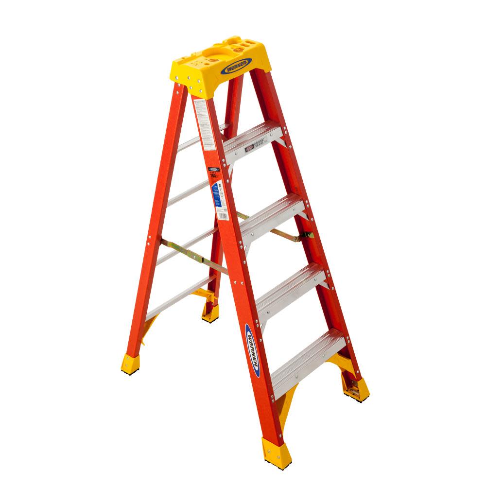 5-ft Fiberglass Type 1A - 300 lbs. Capacity Step Ladder