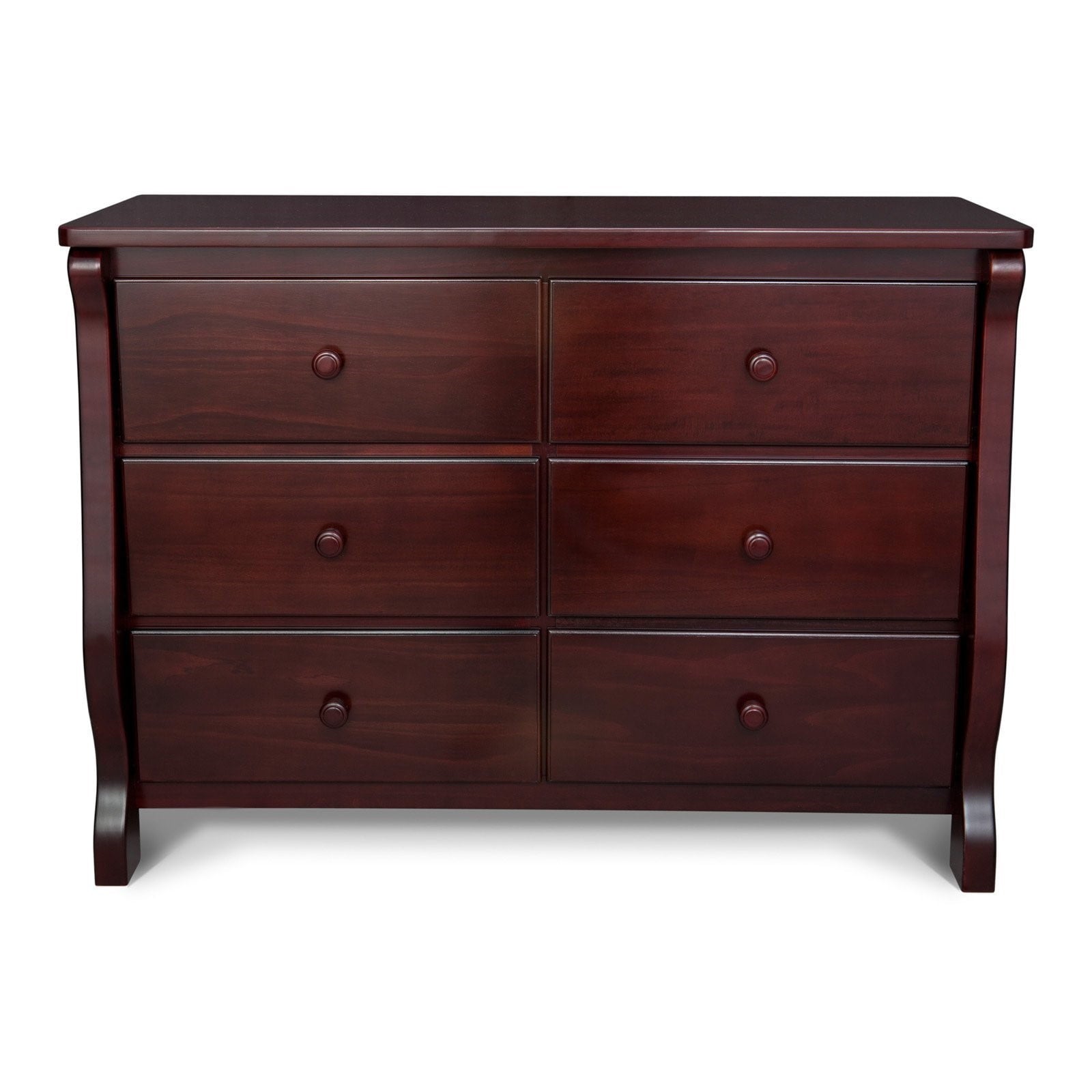 Delta Children 6 Drawer Dresser, Black Cherry