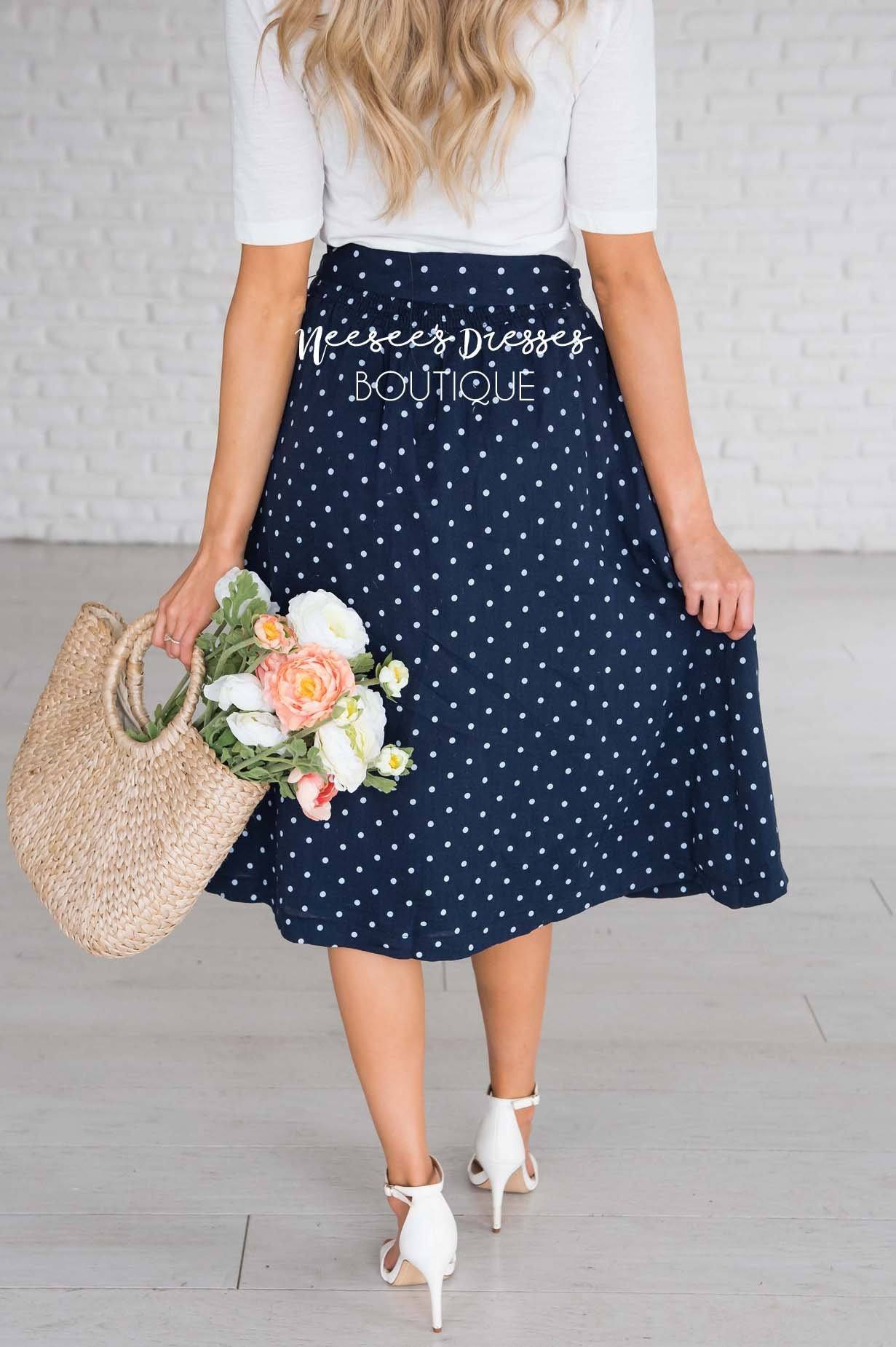 Wildest Dreams Polka Dot Skirt