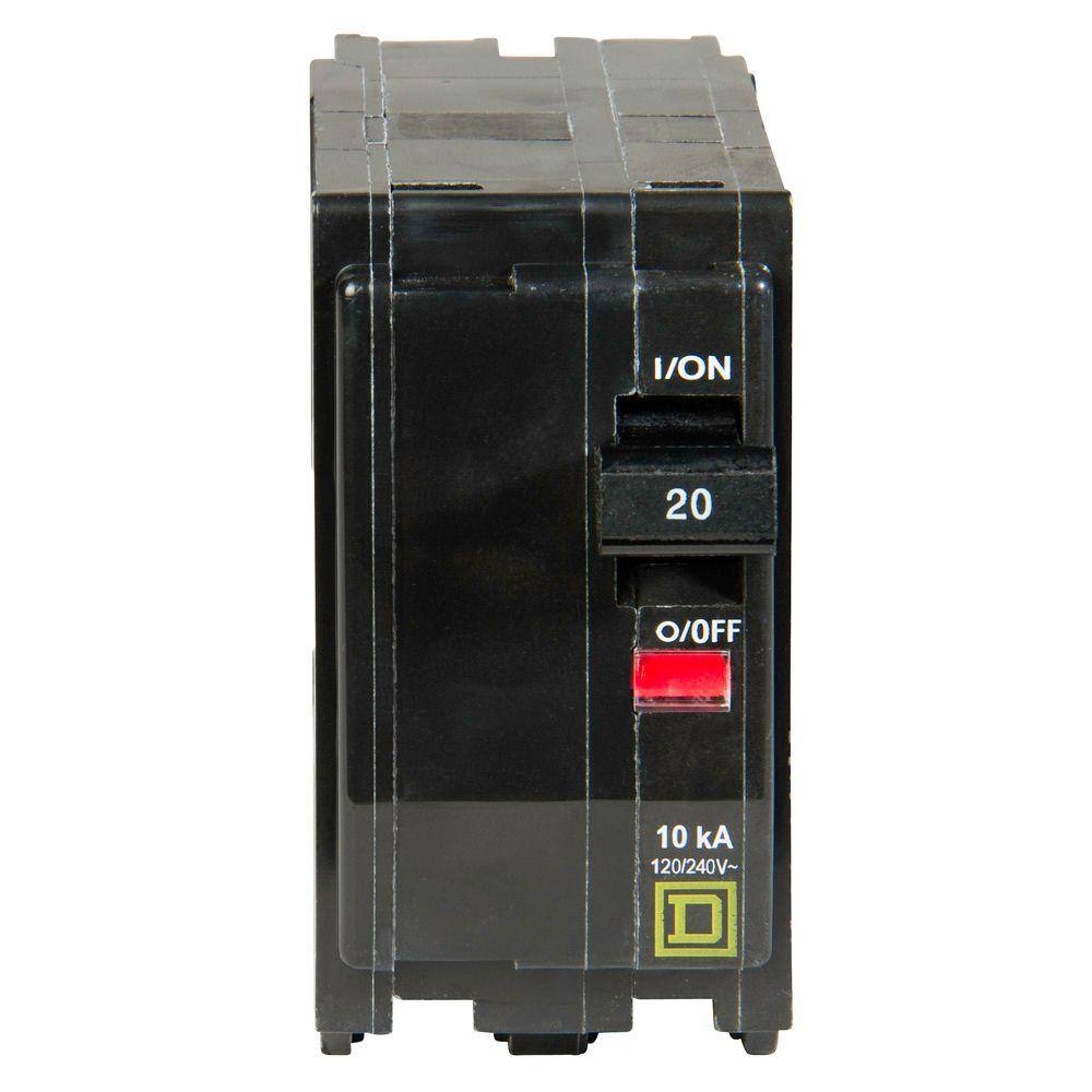 Square D QO 20 Amp 2-Pole Circuit Breaker(QO220CP) QO220CP