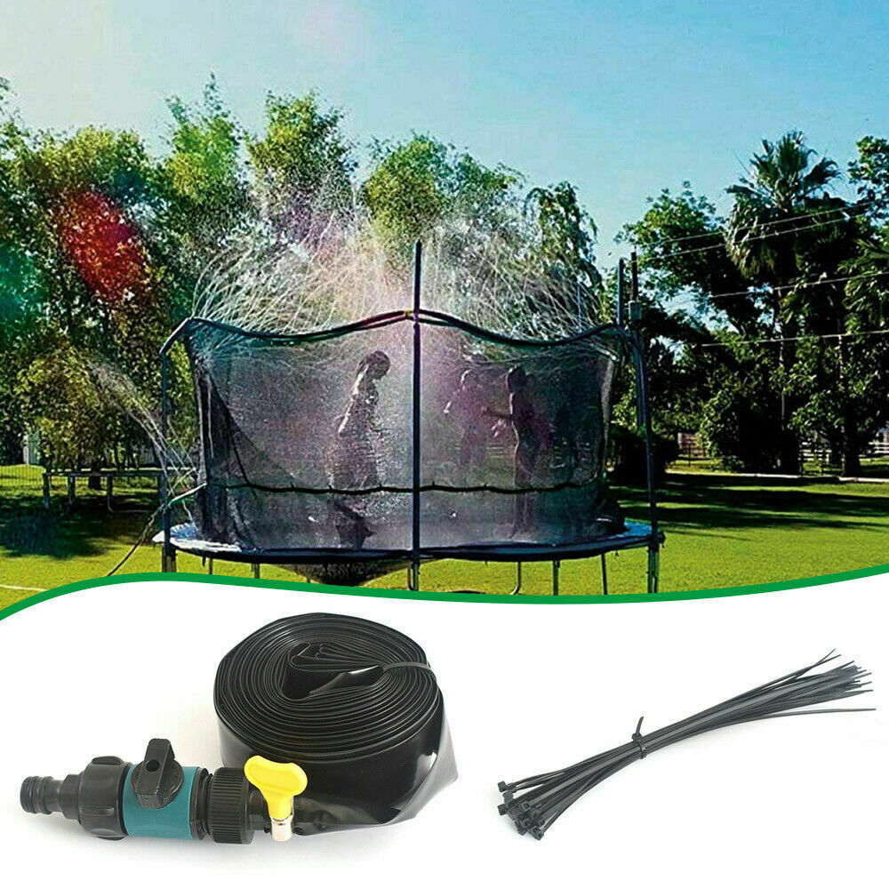 For Trampoline Sprinkler Spray Water Park Kid Fun Summer Outdoor Water Game 12M