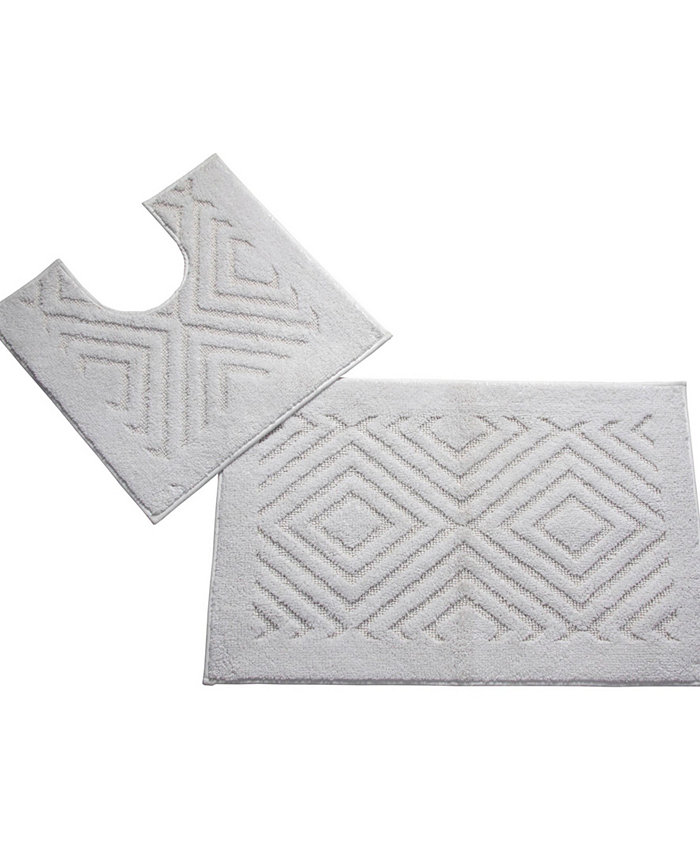 Better Trends 2 Piece Trier Bath Rug Set