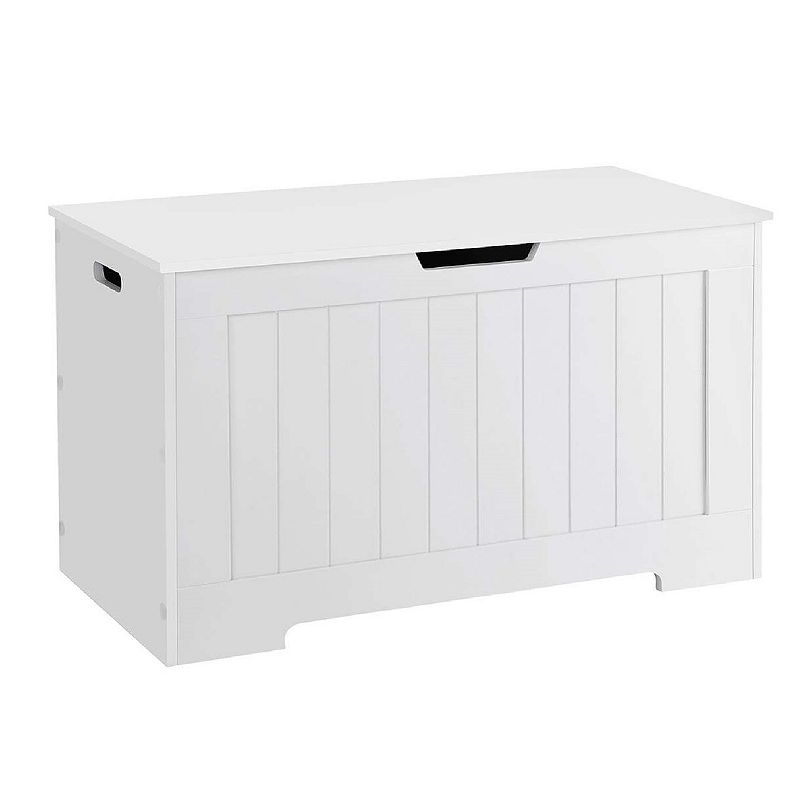 Lift Top Entryway Storage Chest/bench With 2 Safety Hinge， Wooden Toy Box