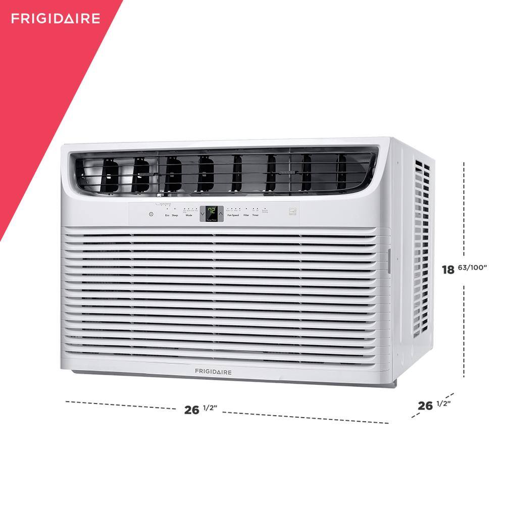 Frigidaire 25000 BTU Window-Mounted Room Air Conditioner in White with Remote FHWC253WB2