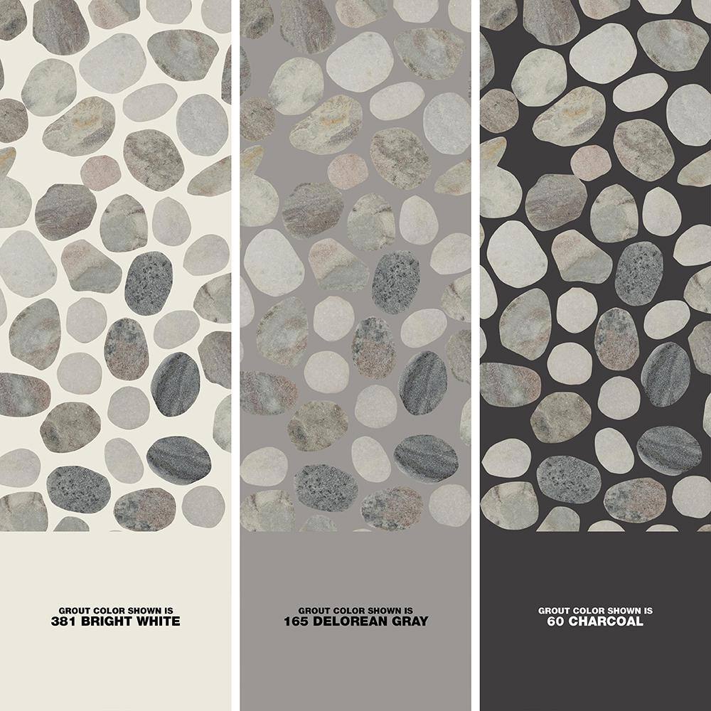 MSI Puebla Greige Pebble 11.75 in. x 11.75 in. Textured Marble Floor and Wall Tile (0.91 sq. ft.Each) PEB-PUEGREI