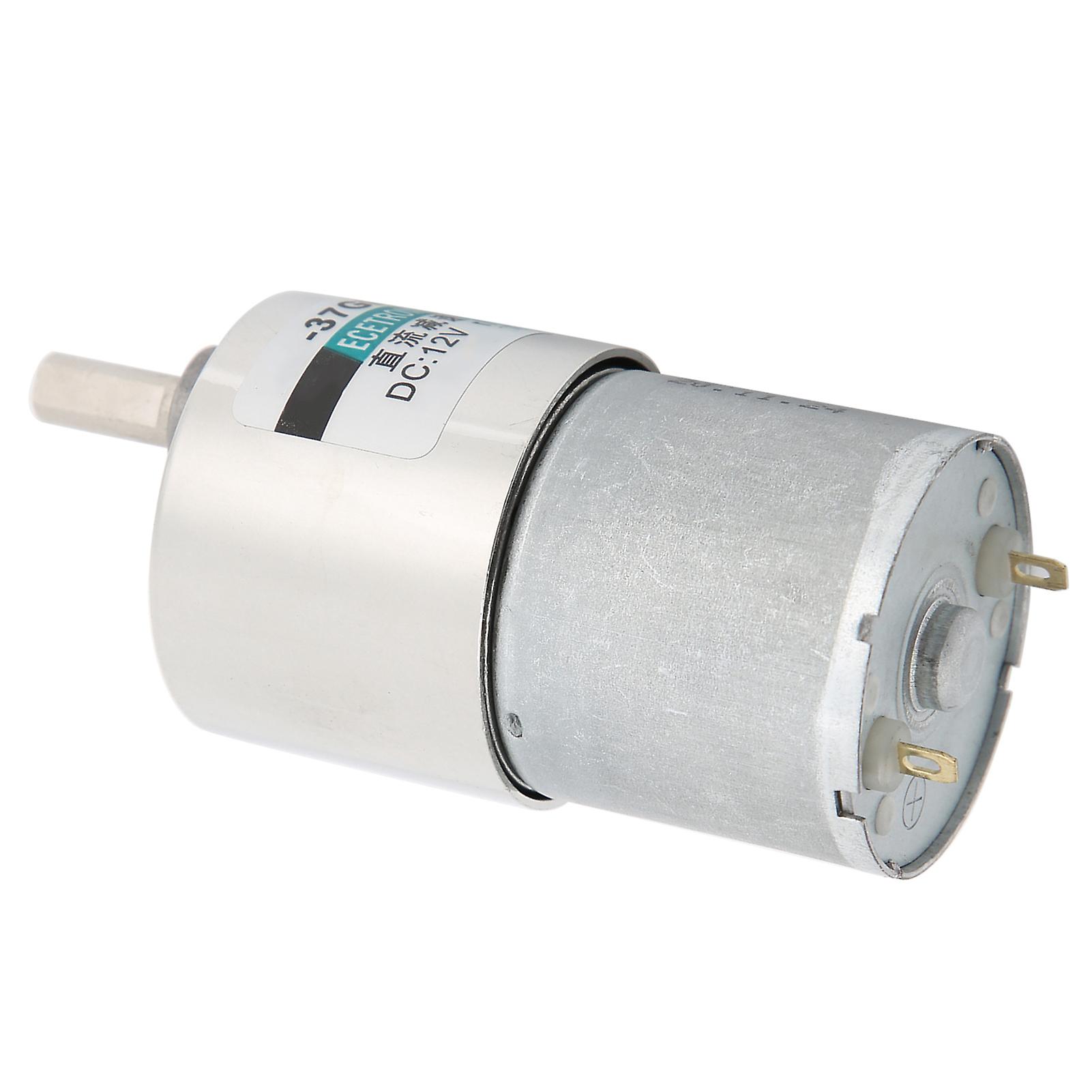 Dc Reduction Motor All Metal Gear Low Speed For Electronic Manufacturing Equipment 12v20rpm/min