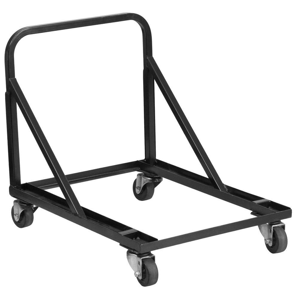 Carnegy Avenue Metal Dollies and Hand Trucks Utility Cart in Black CGA-HF-5428-BL-HD