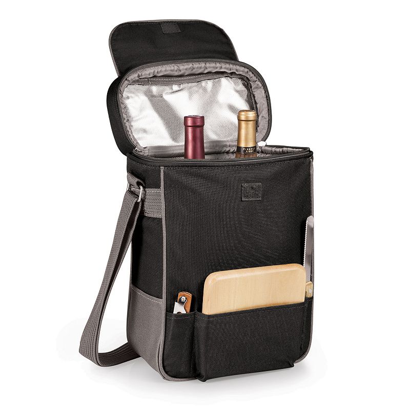 Picnic Time Pittsburgh Pirates Duet Insulated Wine and Cheese Bag