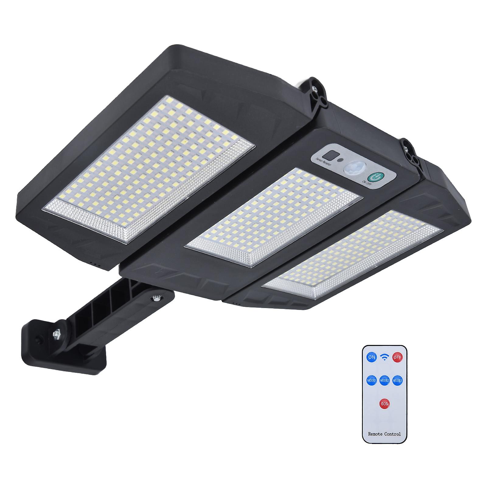 384led Solar Wall Lamp Motion Sensor Street Lamp Ip65 Waterproof Outdoor Garden Light For Courtyard