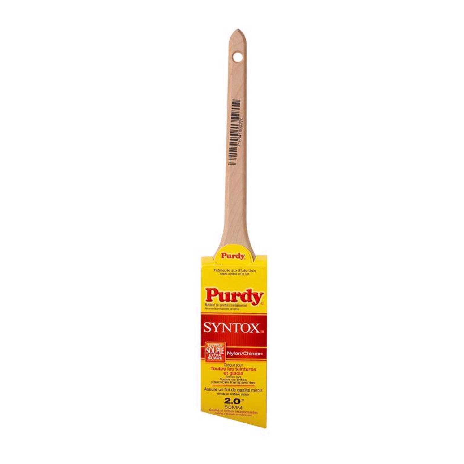 Purdy Syntox Angular 2 in. Extra Soft Angle Trim Paint Brush