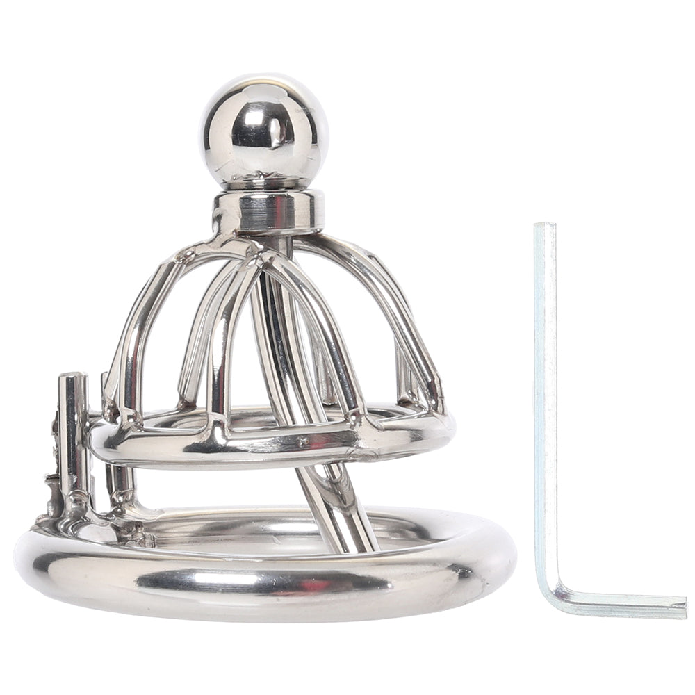 Lockmaster Inverted Urethral Straw Micro Chastity Cage