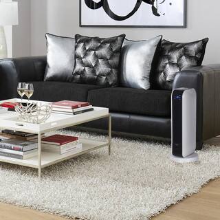 Optimus 17 in. Oscillating Tower Electric Ceramic Space Heater with Remote Control 985109272M