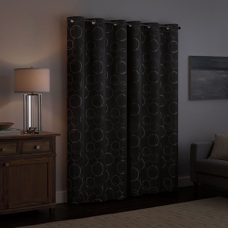 eclipse Meridian Blackout 1-Panel Window Curtain