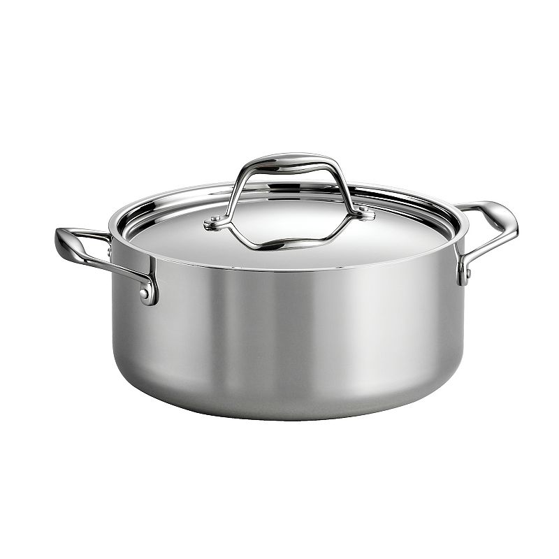 Tramontina Gourmet Tri-Ply Clad Stainless Steel 5-qt. Dutch Oven