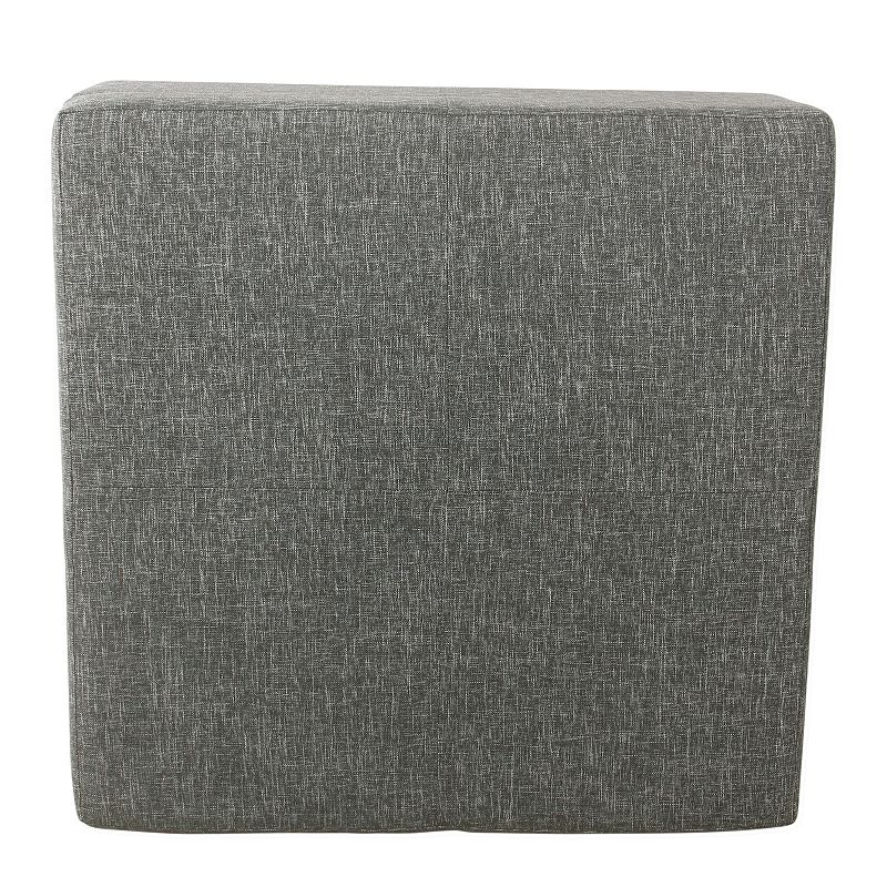 HomePop Luxury Square Storage Ottoman