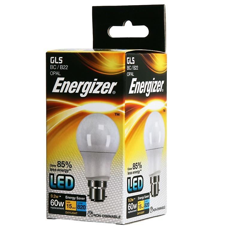 Energizer LED GLS 9.2w 820lm Light Bulb B22 Daylight