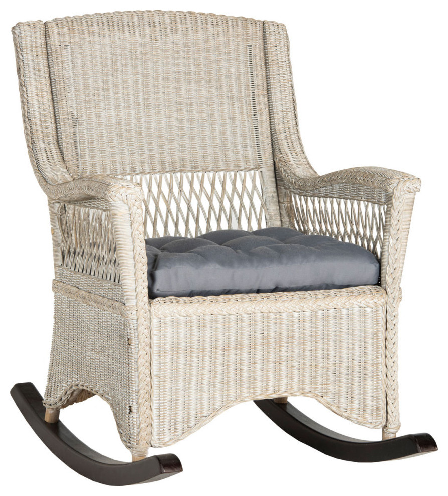 Nora Rocking Chair Antique Grey   Modern   Rocking Chairs   by Virgil Stanis Design  Houzz