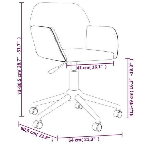 vidaXL Swivel Dining Chairs 2 pcs multi color Fabric