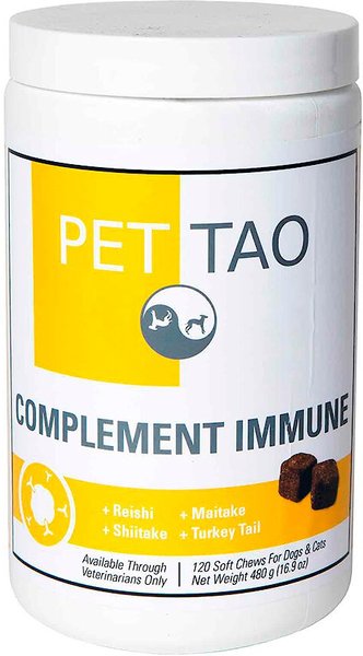 PET TAO Complement Immune Dog and Cat Supplement， 16.9-oz jar