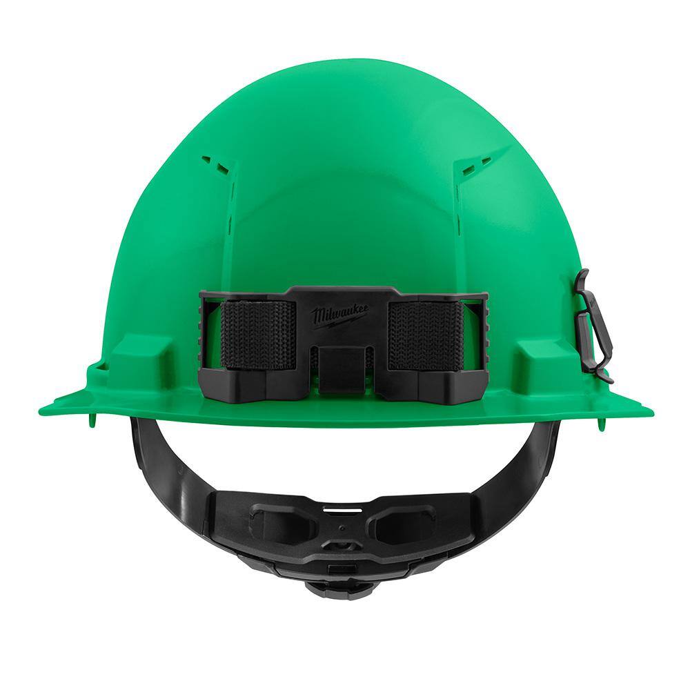 MW BOLT Green Type 1 Class C Front Brim Vented Hard Hat with 4-Point Ratcheting Suspension (10-Pack) 48-73-1206X10