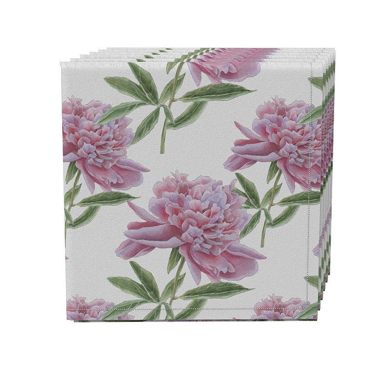 Napkin Set of 4， 100% Cotton， 20x20， Floral 194