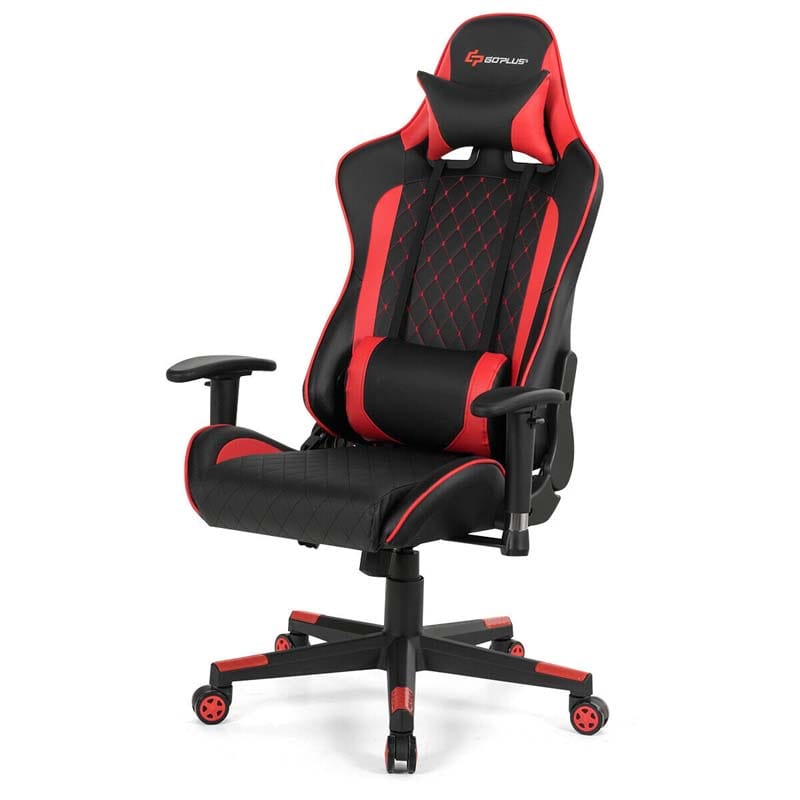 Massage Gaming Chair Recliner, Ergonomic High Back Full Adjustable Gamer Racing Chair Swivel Office Chair with Lumbar Support & Headrest