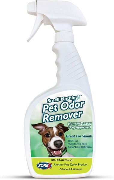 ZORBX Smell Nothing Pet Odor Remover， 24-oz bottle