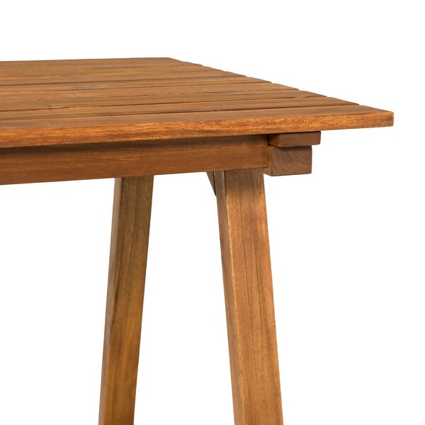 Middlebrook SlatTop Solid Wood Patio Dining Table