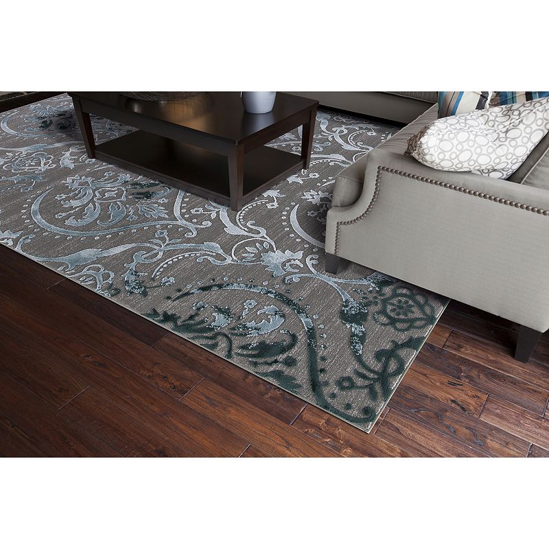 Concord Global Thema Large Damask Rug