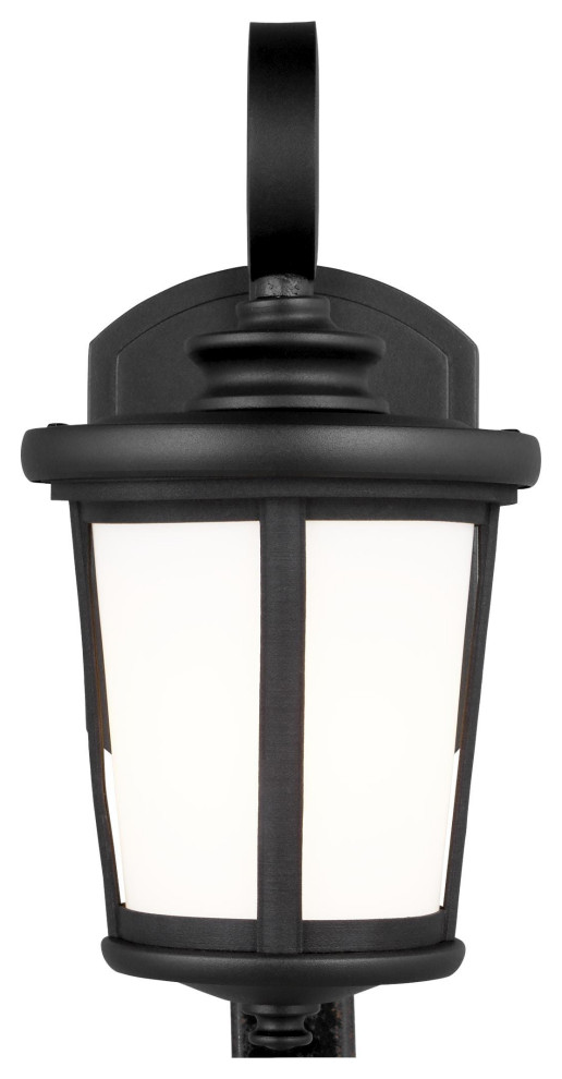 Eddington Outdoor Wall Light in Black   Traditional   Outdoor Wall Lights And Sconces   by Lights Online  Houzz