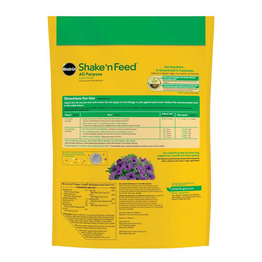 Miracle-Gro Shake 'n Feed 8 lbs. All Purpose Plant Food 300201005