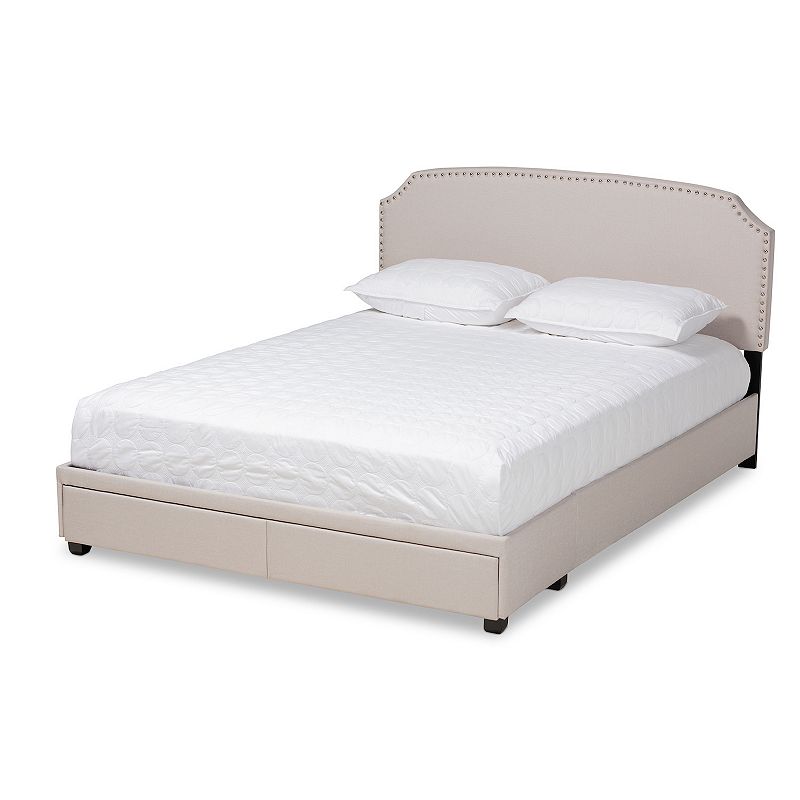 Baxton Studio Larese Storage Bed