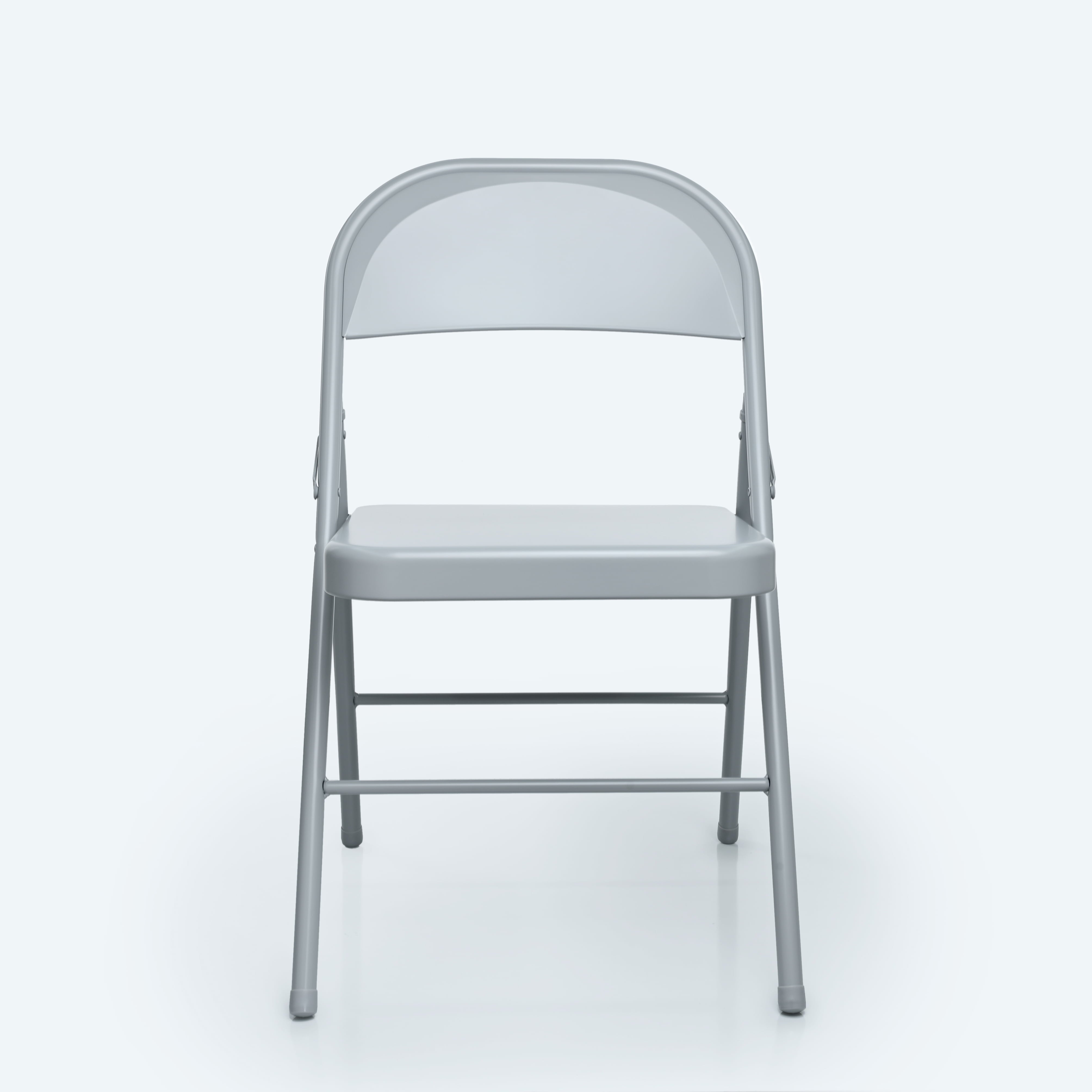 Mainstays All-Steel Metal Folding Chair, Gray