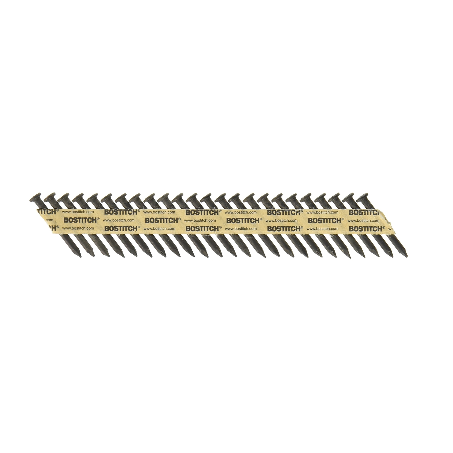 Bostitch StrapShot 2-1/2 in. 10 Ga. Paper Strip Galvanized Metal Connector Nails 35 deg 1，000 pk