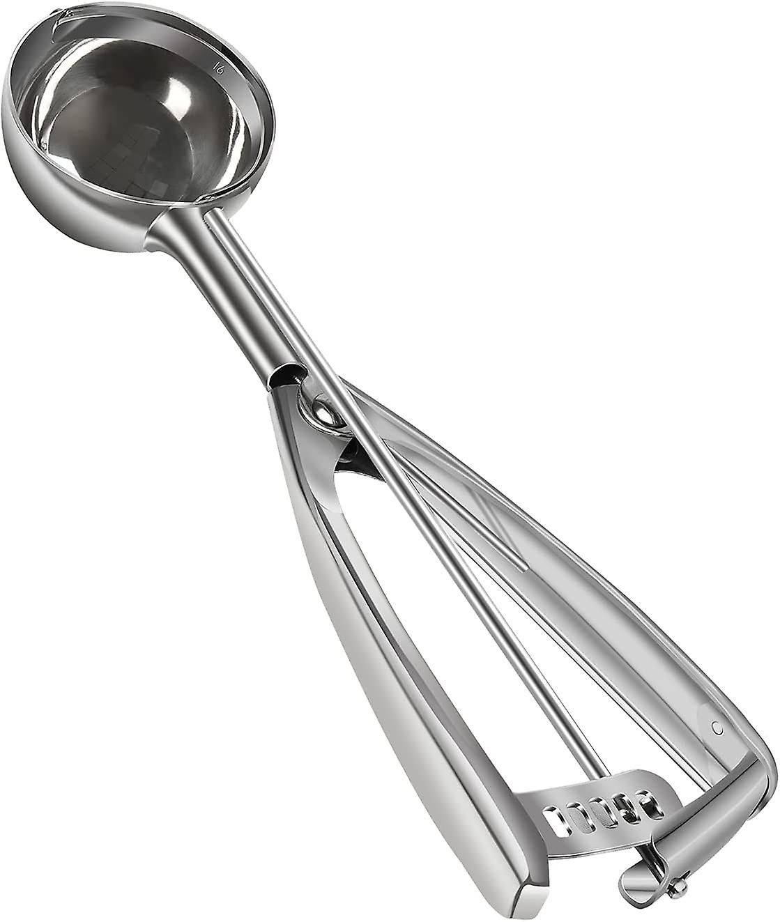 Cookie Scoop Ice Cream Scoop Melon Scoop 18/8 Stainless Steel With Trigger Cupcake Scoops (1.9oz)