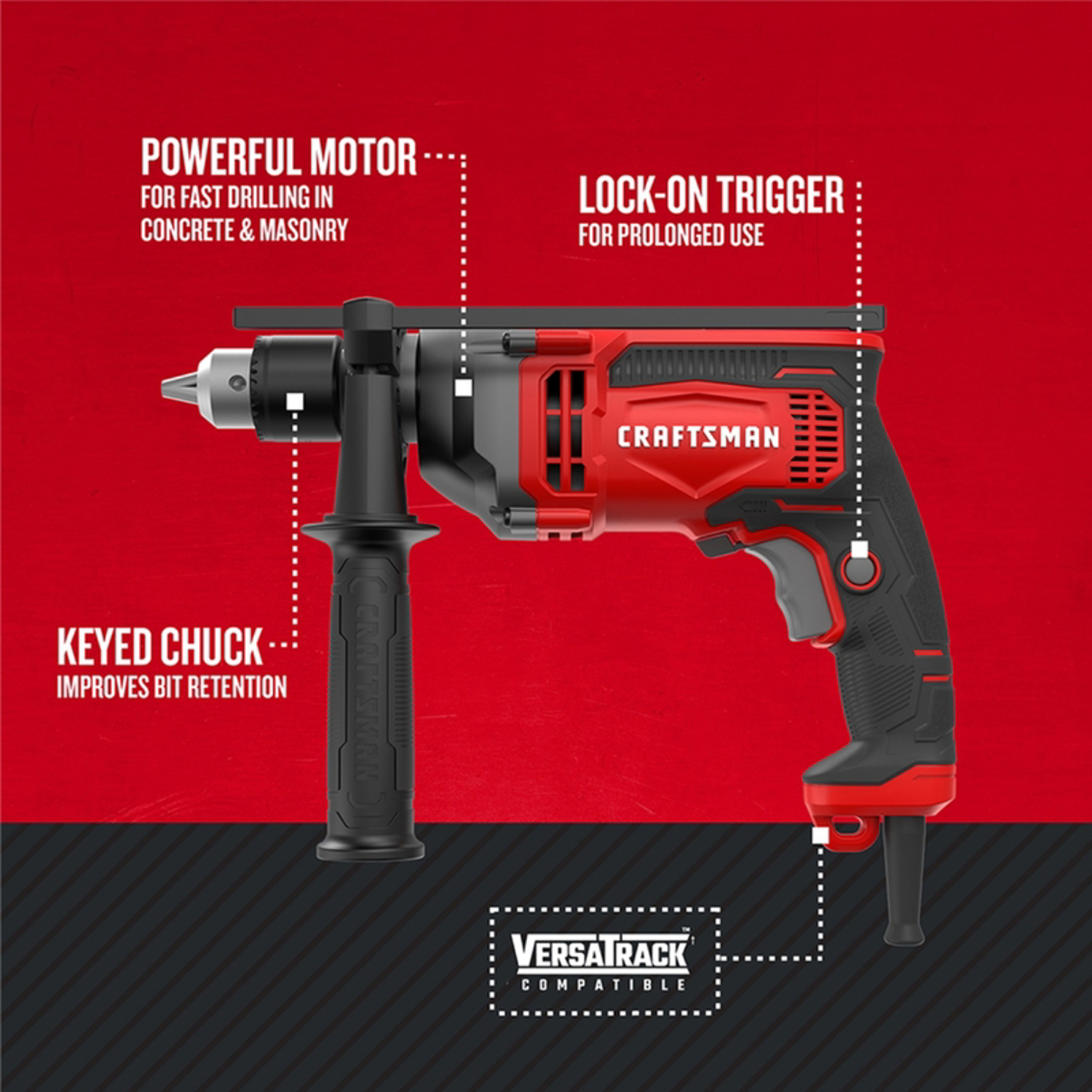 Craftsman 1/2 in. Corded Hammer Drill