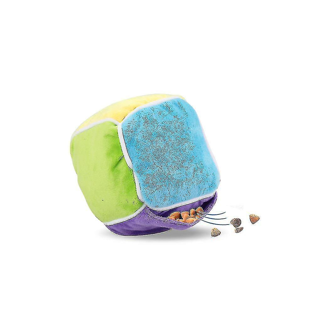 Pet Leaky Feeder Snack Cube Pocket Dog Toy