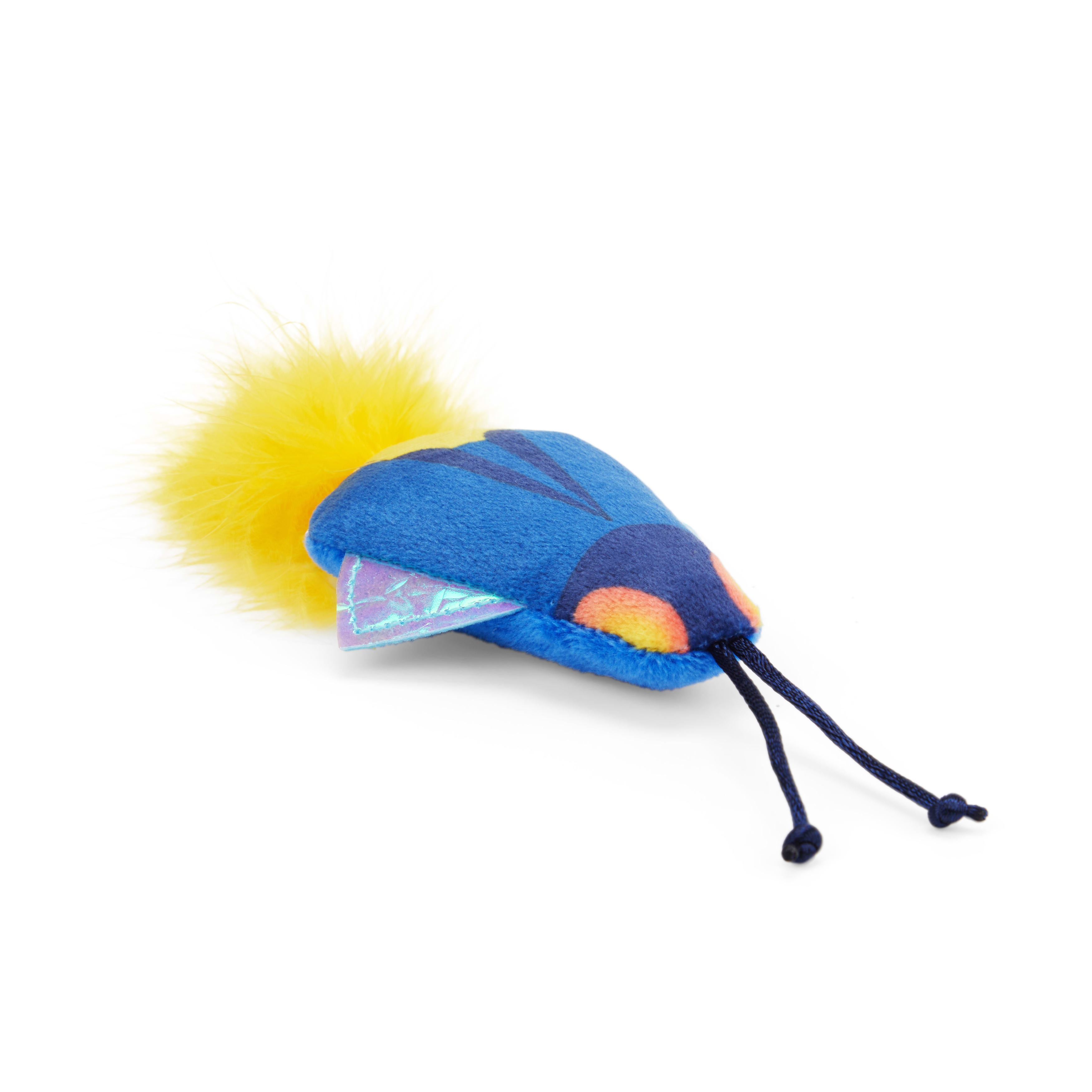 Leaps  Bounds Feathered Insect Cat Toy， X-Small