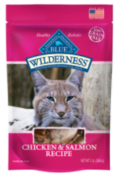 Blue Buffalo Wilderness Chicken and Salmon Grain Free Cat Treats