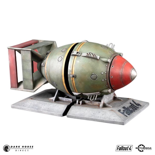 Dark Horse Comics Fallout 4 Liberty Prime Nuke Bomb Resin Bookends