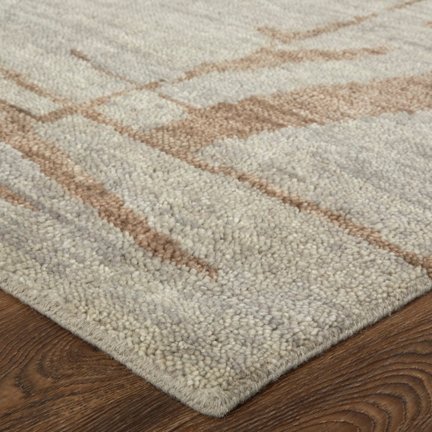 Sutton Hand Knotted Tan Rug