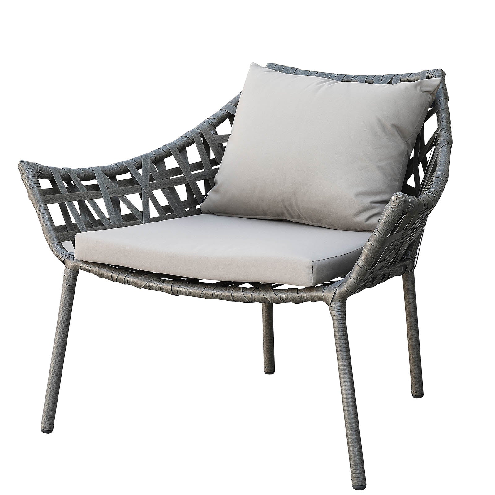 Outdoor  Lounge Chair & Ottoman 09820502