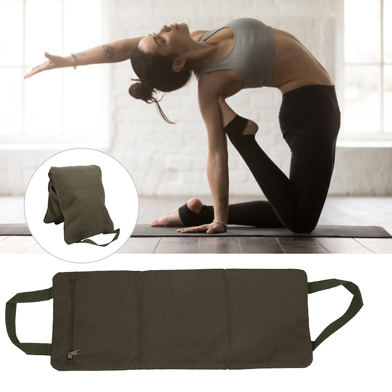 Workout Thin Arm Weightlifting Sandbag Yoga Fitness Leg Slimming Training Freeweight Bag No Fillarmy Green