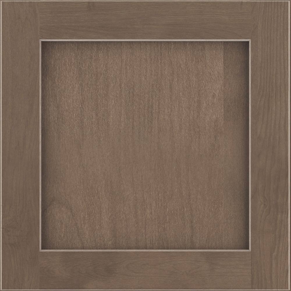 American Woodmark San Mateo 12-78 in. W x 13 in. D x 34 in. H Cabinet Door Sample in Maple Latte 98166