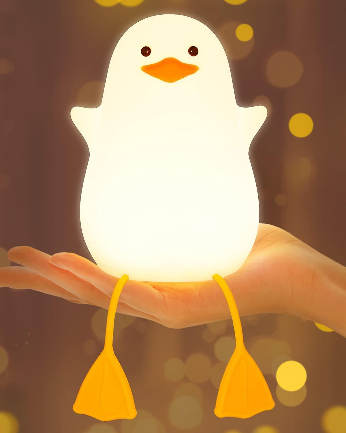 Cute Duck Night Light For Kids， Nursery Night Light， Breastfeeding And Sleeping Aid For Children， Eye-friendly Night Light， With Touch Sensor