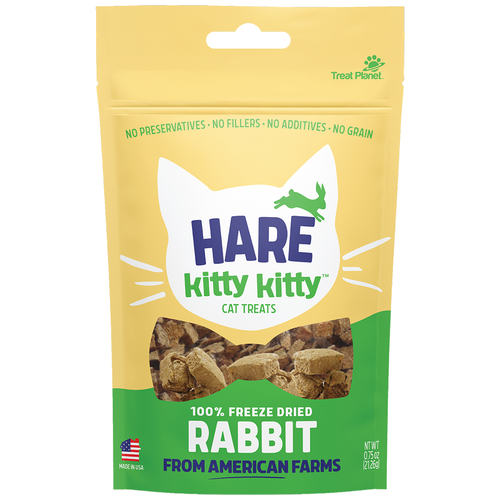 Etta Says! Kitty Kitty Hare 100% Freeze Dried Rabbit Cat Treats