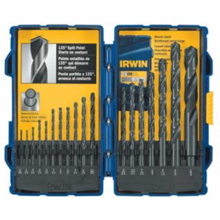 Irwin 585 314018 18 Piece Black Oxide Drill Bit Se...