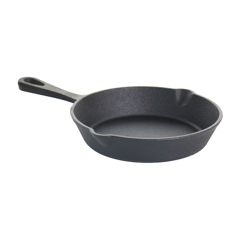 MegaChef Pro Pre-Seasoned 3 Piece Cast Iron Skillet Set