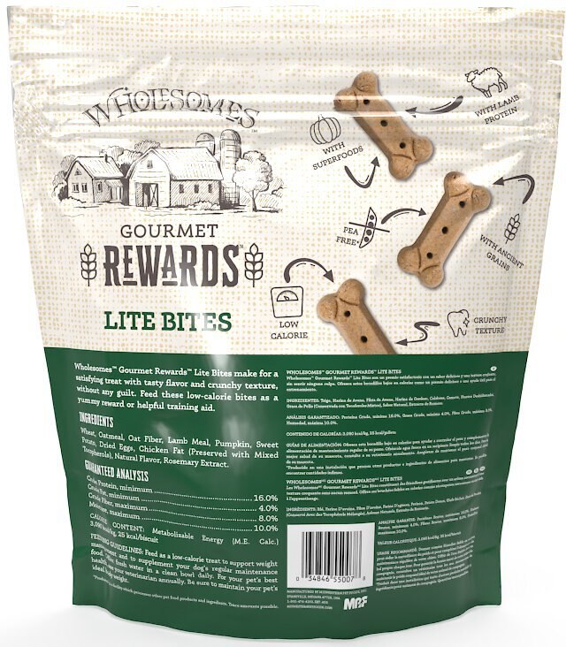 Wholesomes Rewards Lite Bites Biscuit Dog Treats