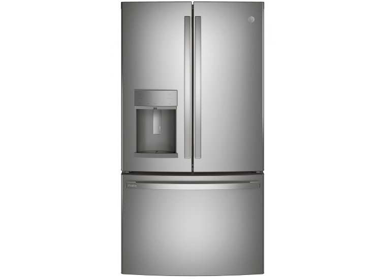 GE Profile ADA ENERGY STAR 22.1 Cu. Ft. Fingerprint Resistant Stainless Steel Counter-Depth French-Door Refrigerator With Hands-Free AutoFill